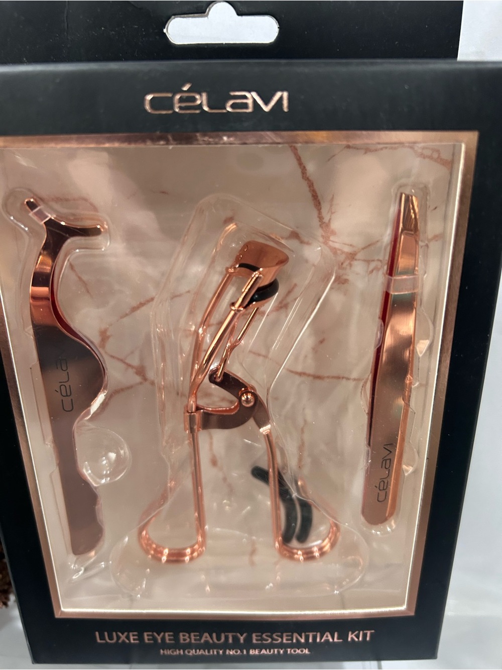 CéLavi Rose Gold Luxe Eye Beauty Essential Kit - Women Makeup Brushes & Tools